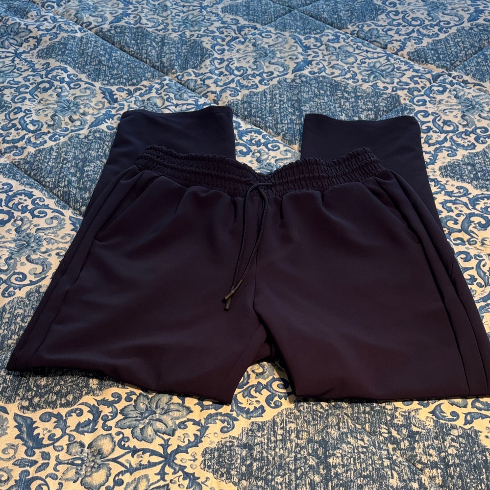 Athleta Navy Women’s Metropolis Straight Leg Pant-Size 4